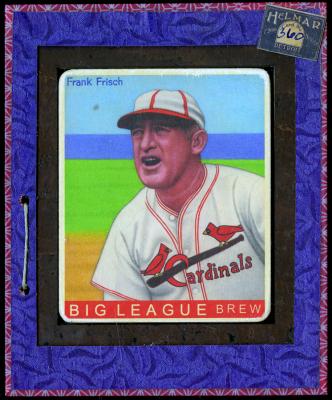 Picture, Helmar Brewing, R319-Helmar Card # 360, Frank FRISCH (HOF), Yelling, St. Louis Cardinals